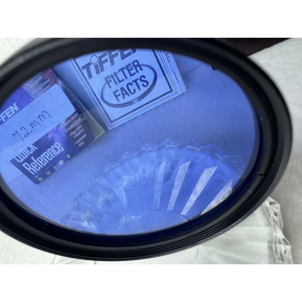 Tiffen 72mm 80A‎ Color Conversion Camera Lens Filter 7280A With Vintage Manuals